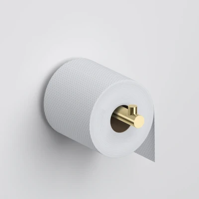 Afbeelding van Clou Kaldur toiletrolhouder recht goud geborsteld