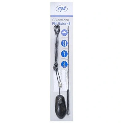 Afbeelding van PNI Extra 45 27mc antenne magneet CB GTI look Plug &amp; Play