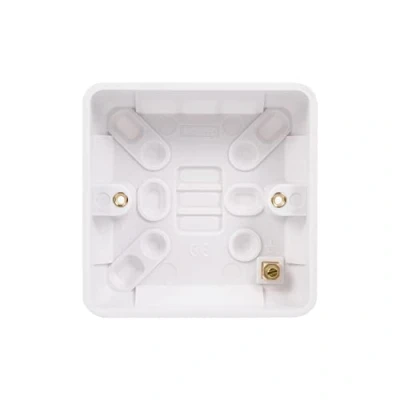 Afbeelding van Schneider Electric glad 1 gang oppervlak inbouwdoos apparatendoos, 25 mm