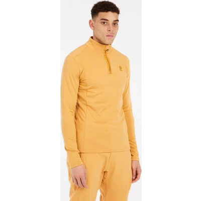 Afbeelding van Protest Rewill 1/4 Longsleeve, Heren, Maat: XS, Cab yellow