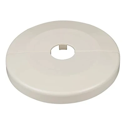 Afbeelding van FUX Verwarmingsbuis rozetten, enkel, 2 stuks, extra grote buiten Ø 85 mm, binnendiameter 10 mm 43 verwarming, buisafdekking, afdekrozetten voor buizen (18 crèmewit RAL 9001)