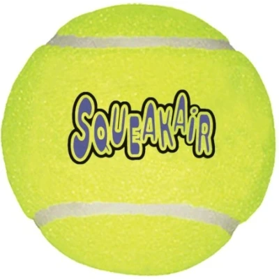 Afbeelding van Kong Squeakair Tennisbal Geel Met Piep XL 10 CM (1 stuk) (368799)