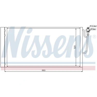 Afbeelding van Nissens Airco condensor 940118