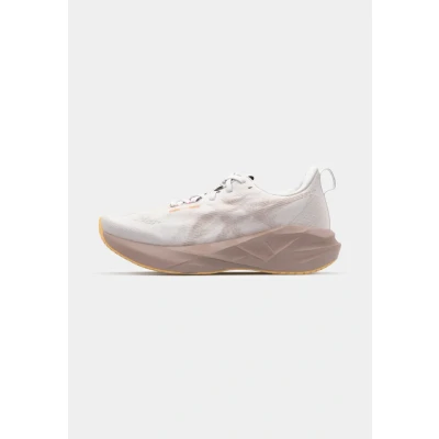 Afbeelding van Asics Novablast 5 Hardloopschoenen voor op de weg, Dames, Maat: 40, White/fawn Schoenen