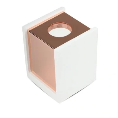 Afbeelding van V tac Opbouwspot Vt 860 Gu10 35w 10 X 13 Cm Wit/roségoud