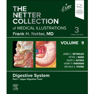 Afbeelding van The Netter Collection of Medical Illustrations: Digestive System, Volume 9, Part I Upper Tract