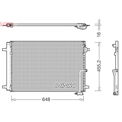 Afbeelding van Denso Airco condensor DCN02042
