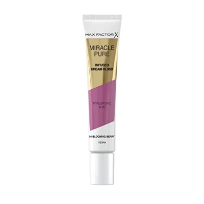 Afbeelding van 3x Max Factor Miracle Pure Infused Cream Blush 004 Blooming Berry 15 ml