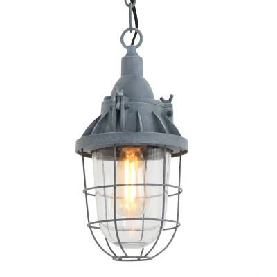 Afbeelding van Mexlite hanglamp 1 lichts 17x156 cm grijs
