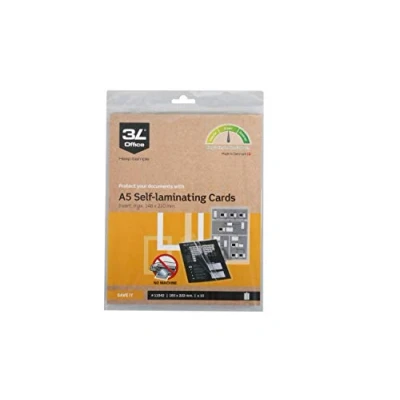 Afbeelding van 3L Self Laminating Cards, A5, 10 PCS. Lamineerfolie, stuks