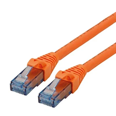 Afbeelding van Netwerkkabel Cat6a U/UTP 3 meter (100% koper, LSZH, Oranje)