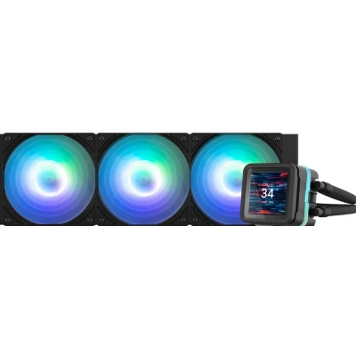 Afbeelding van Zalman KOI ALPHA2 DS 360mm AIO Black, CPU waterkoelers, Zwart