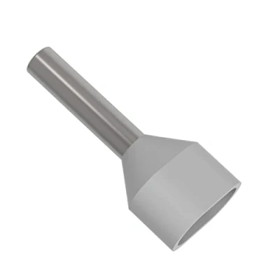 Afbeelding van AUPROTEC Adereindhulzen Twin van 0,5 16 mm² geïsoleerd 10 1000 stuks naar keuze: (100 stuks, 0,75 grijs)