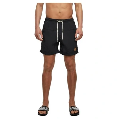 Afbeelding van Urban Classics Block Zwemshorts, Heren, Maat: 3XL, Vintageblue black