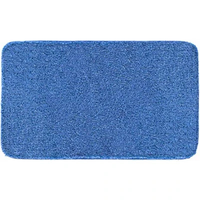 Afbeelding van Grund Badmat 27 mm, Ultrazacht en absorberend, Antislip, 5 jaar garantie, MELANGE, 80x140 cm, Jeans blauw