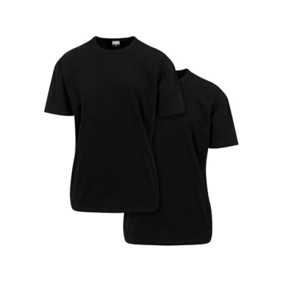 Afbeelding van Urban Classics 2 PACK Tshirt basic, Heren, Maat: Small, Black/black