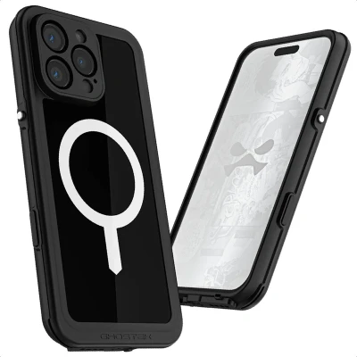 Afbeelding van Ghostek Nautical Slim Waterproof MagSafe Case Apple iPhone 16 Pro Max Black