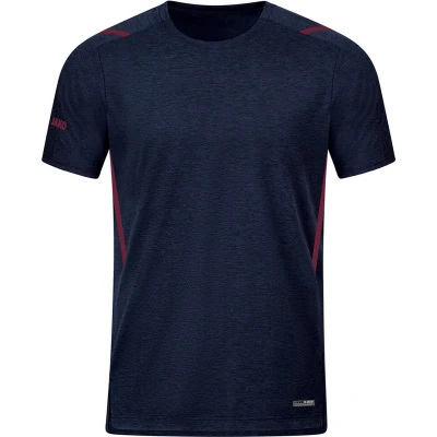 Afbeelding van JAKO T shirt Challenge Marine gemeleerd/kastanje