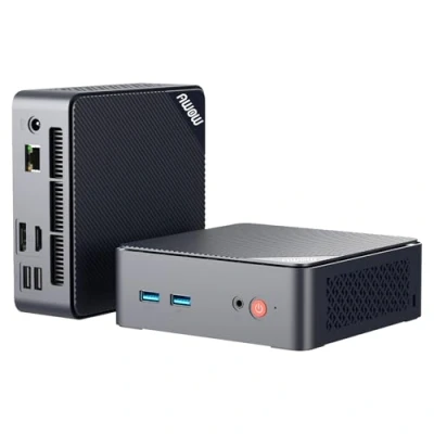 Afbeelding van AWOW Mini PC Intel Gen12 N100 Quad Core 3.40GHz, 16GB DDR5 4800MHz 512GB M.2 SSD Windows 11 Pro Desktop Computer, Micro Dual Display HDMI DP 4K @60Hz Gigabit Ethernet, WiFi5/BT5.2/USB3.0