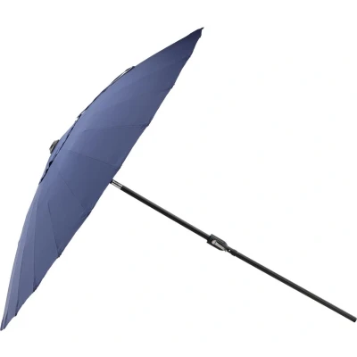 Afbeelding van Palmetto parasol met kantelfunctie blauw.
