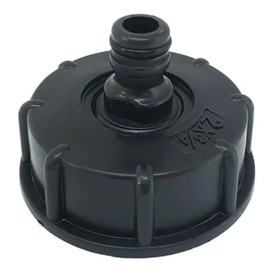 Afbeelding van IBC Tank Adapter SENRISE Plastic Slang Tap Connector S60X6 Grof Schroefdraad Cap naar 3/4&quot; Water Butt voor Ton Valve