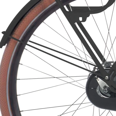 Afbeelding van Cortina Spatbordstang achter 28 E Foss arrant black matt