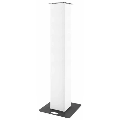 Afbeelding van BeamZ P30 truss totem met witte lycra hoes 2 meter hoog