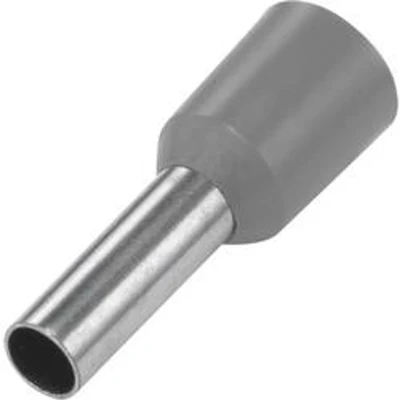 Afbeelding van TRU COMPONENTS 1091282 Adereindhulzen 4 mm² Deels geïsoleerd Grijs 100 stuk(s)