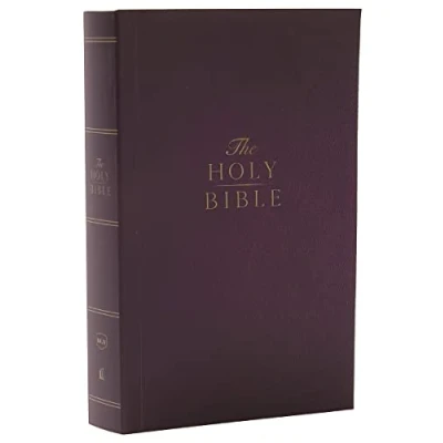 Afbeelding van NKJV Compact Paragraph Style Bible w/ 43,000 Cross References, Purple Softcover, Red Letter, Comfort Print: Holy Bible, New King James Version: Version