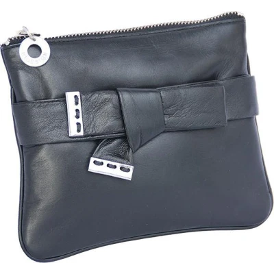 Afbeelding van Hidesign lederen dames cross over/cross body &#039;Birgit&#039; zwart
