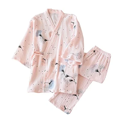 Afbeelding van Puur katoen Womens Japanse kimono pyjama pak, Color 25 l, L