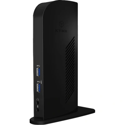 Afbeelding van ICY BOX DK2242AC USB 3.0 (3.1 Gen 1) Type B Zwart notebook dock &amp; poortreplicator