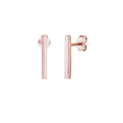 Afbeelding van Elli GEO Minimal Oorbellen rosegoldcoloured, Dames, Maat: One Size, Rosegold coloured