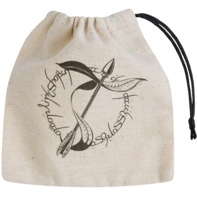 Afbeelding van Q Workshop BELV141 Elvish Beige &amp; Zwart Basis, Dobbelsteenzakje
