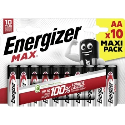 Afbeelding van Energizer Max AA LR6 Alkaline Batterij 10 stuks