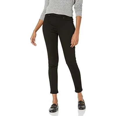 Afbeelding van Amazon Essentials Stretch pull on jeggings voor dames (verkrijgbaar in grote maten), zwart, 10