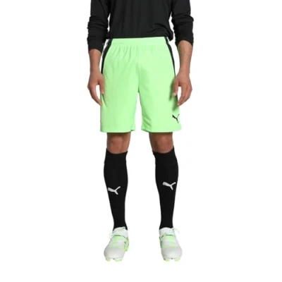 Afbeelding van Puma Teamliga Short Heren Limoen Maat: M