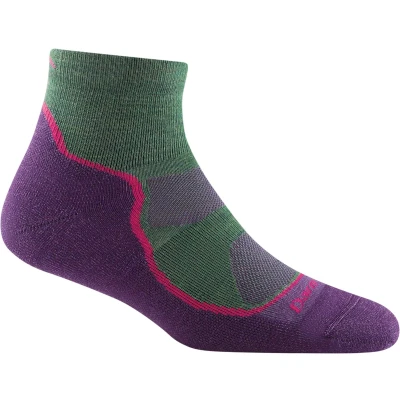Afbeelding van Darn Tough Hike Women #1987 Light Hiker 1/4 Sock Lightweight Cushion Moss 35 37.5