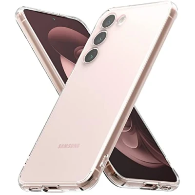 Afbeelding van Ringke Fusion Compatibel met Samsung Galaxy S23 Plus 5G Case, Anti Vingerafdruk Doorschijnend Schokbestendig Bumper Hoesje Matte Clear