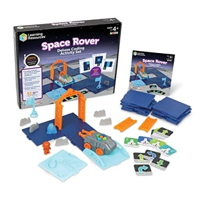 Afbeelding van Learning Resources Ruimteverkenner Deluxe Activiteitenset Coderen, coderen voor kinderen, codeerspeelgoed, STEM speelgoed, speelgoed in de klas, ruimtespeelgoed, astronautenspeelgoed, 4+