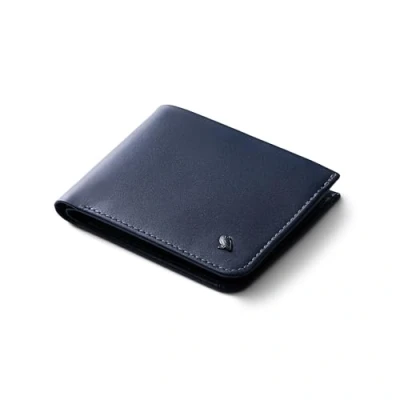 Afbeelding van Bellroy Hide &amp; Seek, dunne leren portemonnee, RFID edities beschikbaar (Max. 12 pasjes en contant geld) Navy