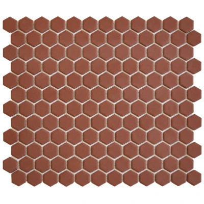 Afbeelding van The Mosaic Factory Hexagons Terra Cotta Mat