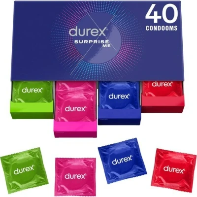Afbeelding van Durex Surprise Me Condooms Set 40 stuks