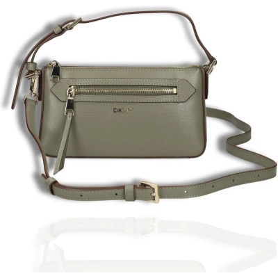 Afbeelding van DKNY Bryant DEMI Handtas, Dames, Maat: One Size, Olive