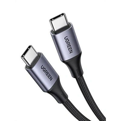 Afbeelding van UGREEN Gevlochten USB C naar Kabel 240W Fast Charge 1M Zwart