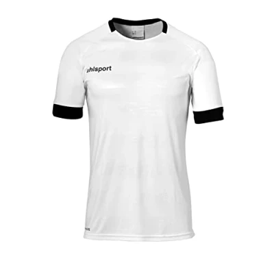 Afbeelding van Uhlsport Division 2.0 Shirt Korte Mouw Heren Wit / Zwart Maat: 3XL
