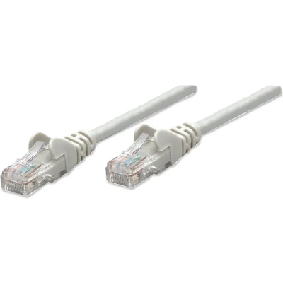 Afbeelding van Intellinet Netwerk Patchkabel, Cat5e, 0,25 m, CCA, U/UTP, PVC, Vergulde Contacten, Snagless Cat6, CCA 1.5 m Grijs