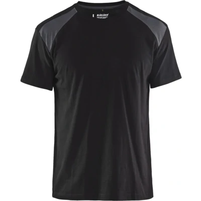 Afbeelding van Blaklader T shirt bi colour 3379 1042 Zwart/Medium grijs