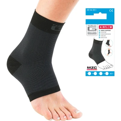 Afbeelding van Neo G Enkelbandage Hardlopen, Sporten en Dagelijks Gebruik Enkelbrace Ondersteuning voor Achillespeesontsteking, Verstuikte Enkel Gewrichtspijn Medium Zwart