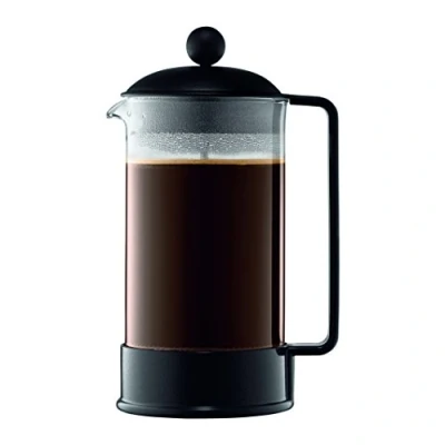 Afbeelding van Bodum 1548 01SA 10 Brazil koffiezetapparaat van kunststof, 8 kopjes, zwart